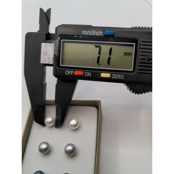 Honora Collection Freshwater Pearl Multi-color Set Of 7 Pair Button Stud... - Picture 14 of 16